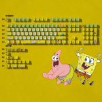 SpongeBob Keycaps PBT Heat Anime Figure