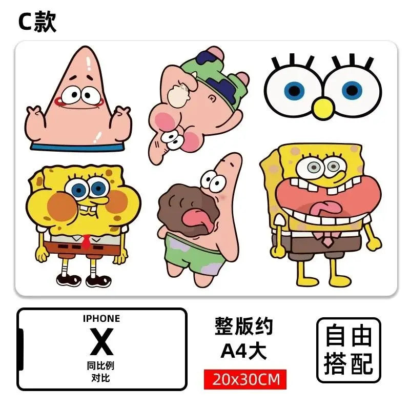 SpongeBob SquarePants Kawaii Cartoon Cute Patrick Stickers - Image 6