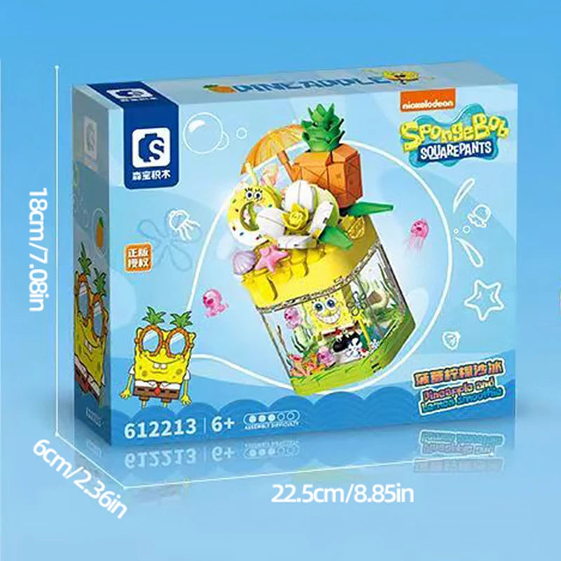 Creativity SpongeBob & Patrick House Building Block DIY - Image 6