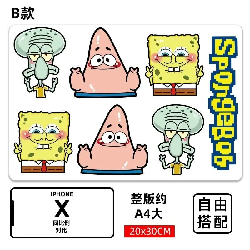 SpongeBob SquarePants Kawaii Cartoon Cute Patrick Stickers - Image 5