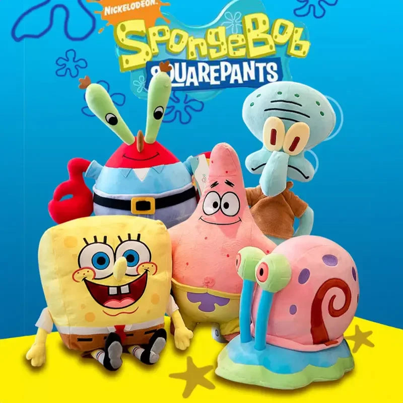Anime SpongeBob SquarePants Plush Keychain Set - Image 6