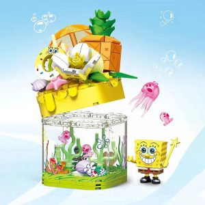 Creativity SpongeBob & Patrick House Building Block DIY