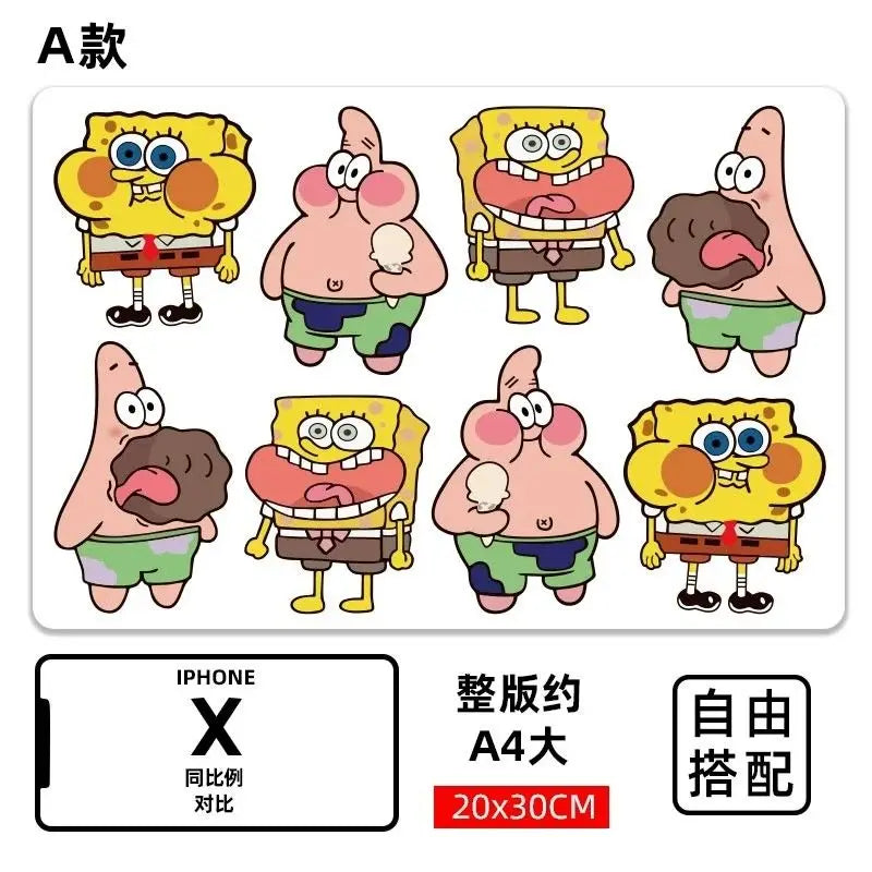 SpongeBob SquarePants Kawaii Cartoon Cute Patrick Stickers - Image 4