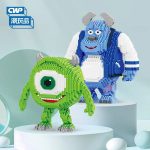 Disney Anime Monster University Building Blocks DIY