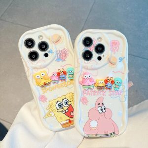 3D Patrick Star Toy Family TPU Soft Phone Case