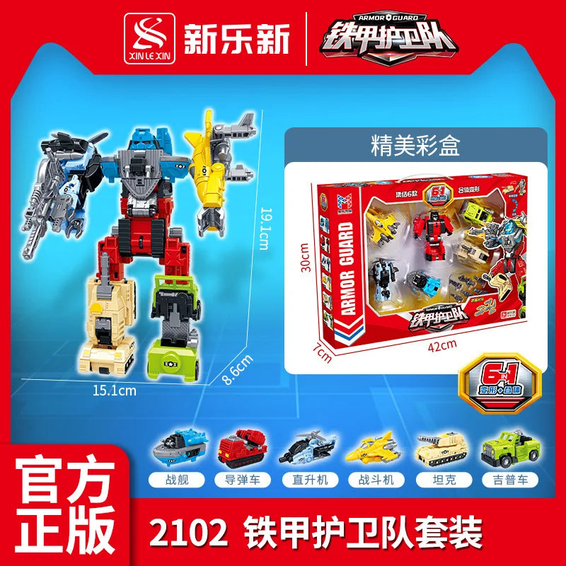 6 IN 1 Car Transformation Combined Robot - Image 7