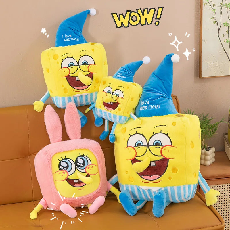 80CM Big Size Kawaii SpongeBob SquarePants Plushie - Image 2